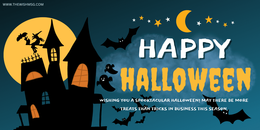 halloween messages for business