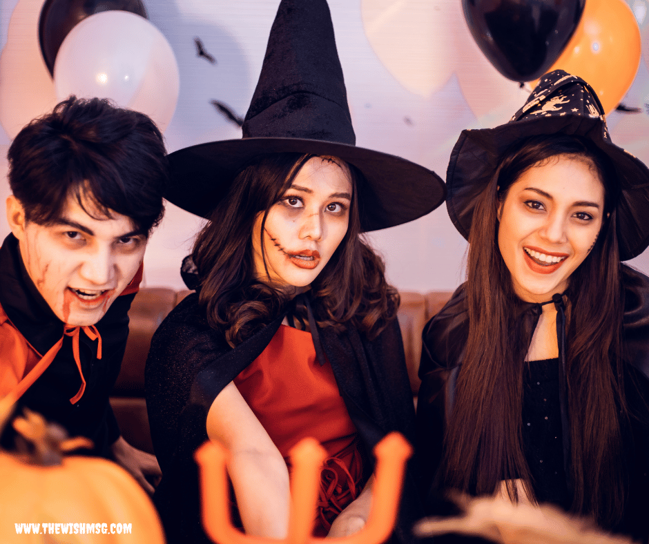 happy halloween message friend